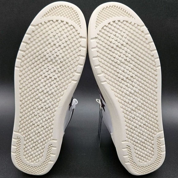 Converse Mens 10 Women 11.5 Pro Blaze Classic Mid Top White Violet Shoes Sneaker - Picture 6 of 7